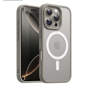 Apple MagSafe Clear Back Protective Case in Taupe